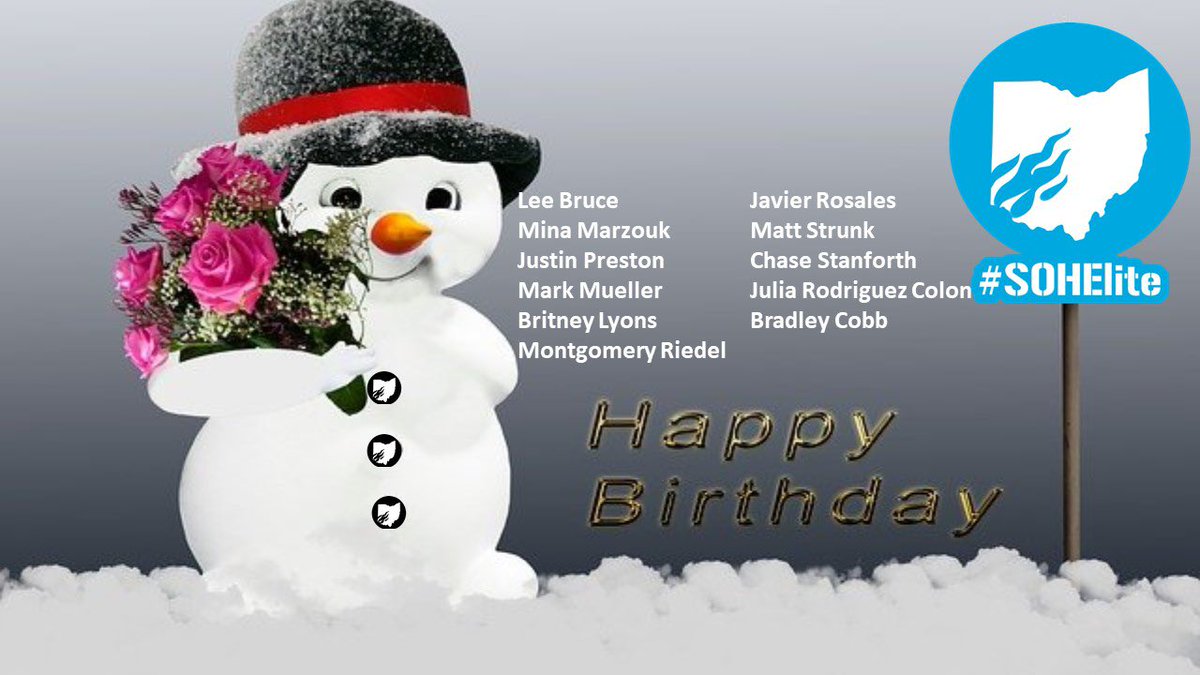 Happy Birthday!!!! Thank you for all that you do!!! #SOHElite #unstOHPAble #Decemberbirthdays
