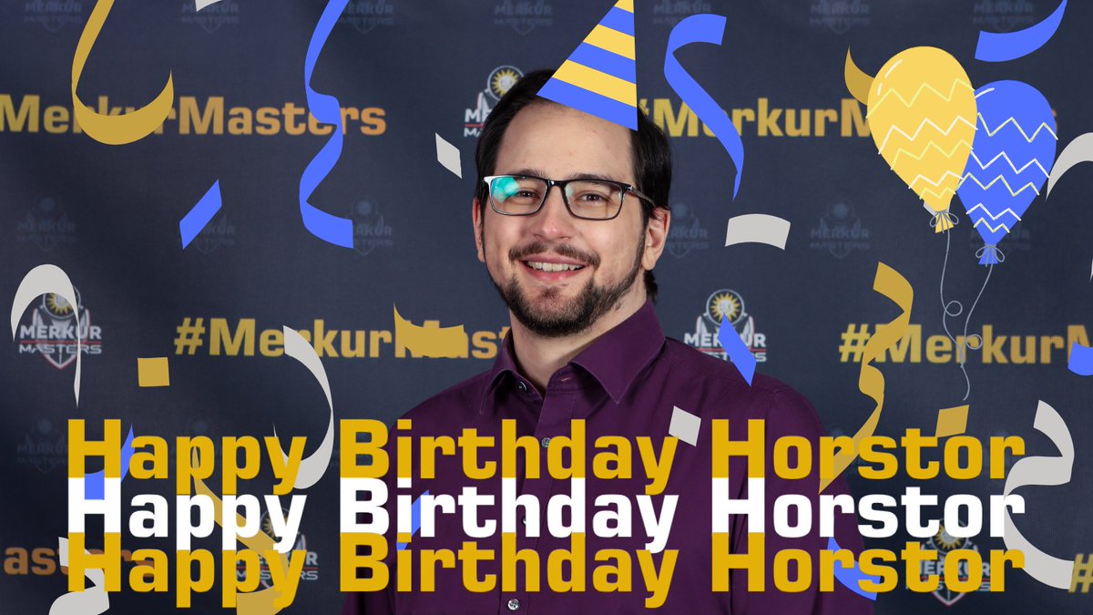 MerkurMasters's tweet image. Das #MerkurMasters Team wünscht dir alles Gute zum Geburtstag! 🎉🥳

🎉 @derHorstor 🎉

Wir sind sehr froh, dass du deinen Weg zurück in die deutsche Caster-Szene gefunden hast. Auf noch viele weitere Casts und Events in 2021 ♥️

#MayTheKrawatteBeWithYou👔 #Always