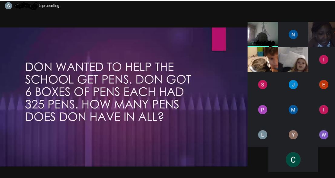 Students teaching during Number Corner has become super popular in my class.  Here is another friend who made her own PowerPoint! <a href="/PrescottOMES/">Amanda Prescott</a> @ksmithomes <a href="/OMESConway/">Scott Conway</a>