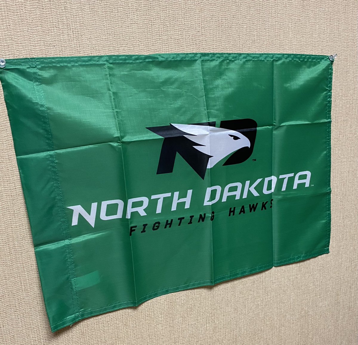 pennyfromfargo's tweet photo. Convos with @wfsheyenne seniors about college exploration and admissions are one of the best parts of my day. Thanks @UNDAdmissions for the new flag! #UNDproud @Mustang_Careers https://t.co/EUY4Zn4jhw