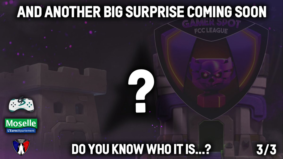 📣Win 30€ &amp; 5 bases offertes par @NeonPaw_Builder :

1⃣Follow @NeonPaw_Builder &amp; <a href="/FrenchCup/">French Clash Cup</a>
2⃣Like &amp; Retweet 🔄❤️
3⃣Qui est le streameur surprise? Donne ta réponse en comm👇

📣Tirage le 14 décembre lors des 16e Legendary sur le live de <a href="/Gouloulou/">karim krimo</a>, parmi les bonnes réponses ! 🔥