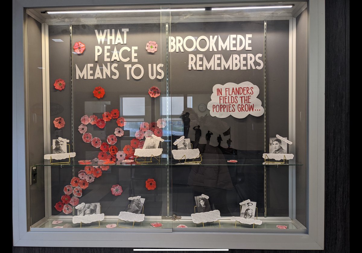 Some of the teachers in Room 10 made this beautiful display for <a href="/Brookmede/">Brookmede P.S.</a>. Love seeing all of the students input on what peace means to them.