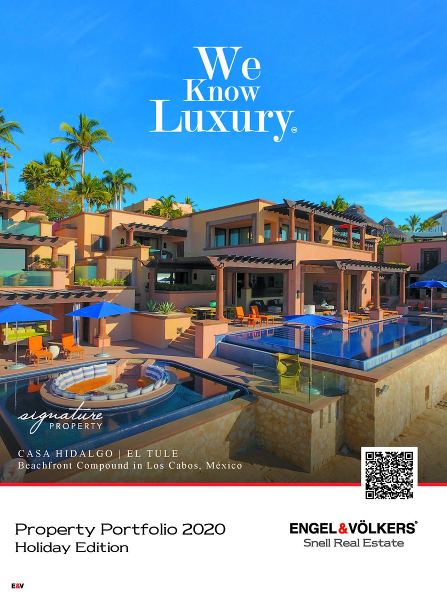 EVLosCabos's tweet photo. Just released! In celebration of the holiday season, we are pleased to present to you our latest #PropertyPortfolio: a tailor-made selection of stunning #LosCabos homes currently on the market with @EVLosCabos @SnellRealEstate. https://t.co/IvRy9TYldz | #WeKnowCabo https://t.co/vBGeIgNhSk