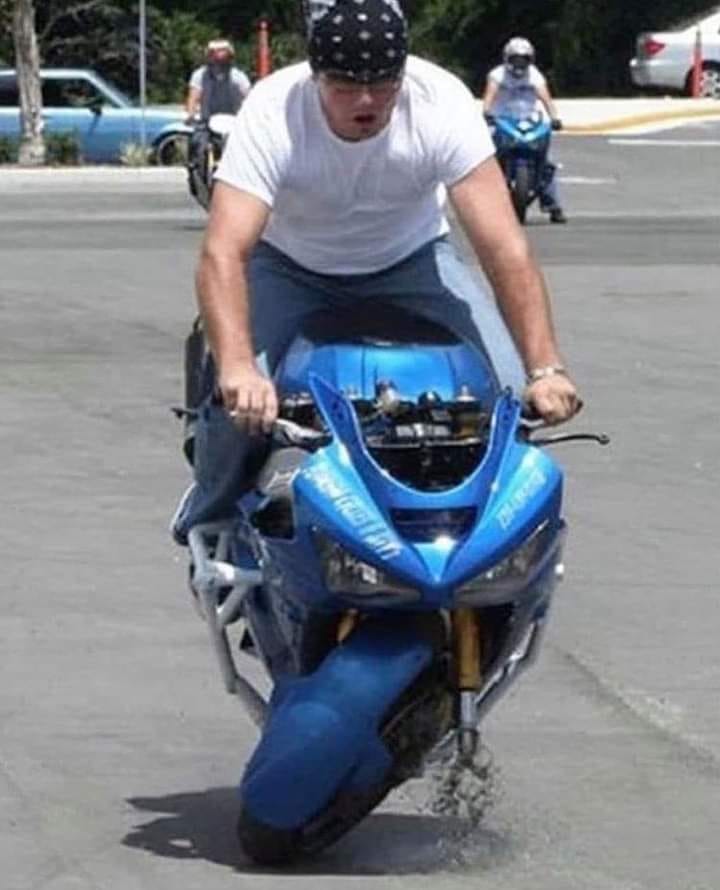 cloud9bikes's tweet photo. You fine folk are normally good at this. It's caption time. Give it your best. #motorcycles #motorcyclefails https://t.co/SgTh2XVqoU