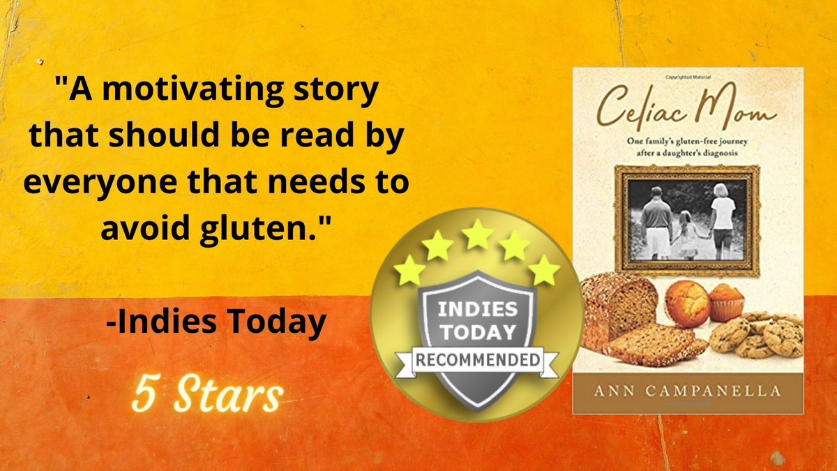 glutenfreeforg1's tweet photo. Thank you to @IndiesToday for this lovely review of Celiac Mom. #celiac #glutenfree https://t.co/SiKSVCzNKr https://t.co/tGsFypx5uP