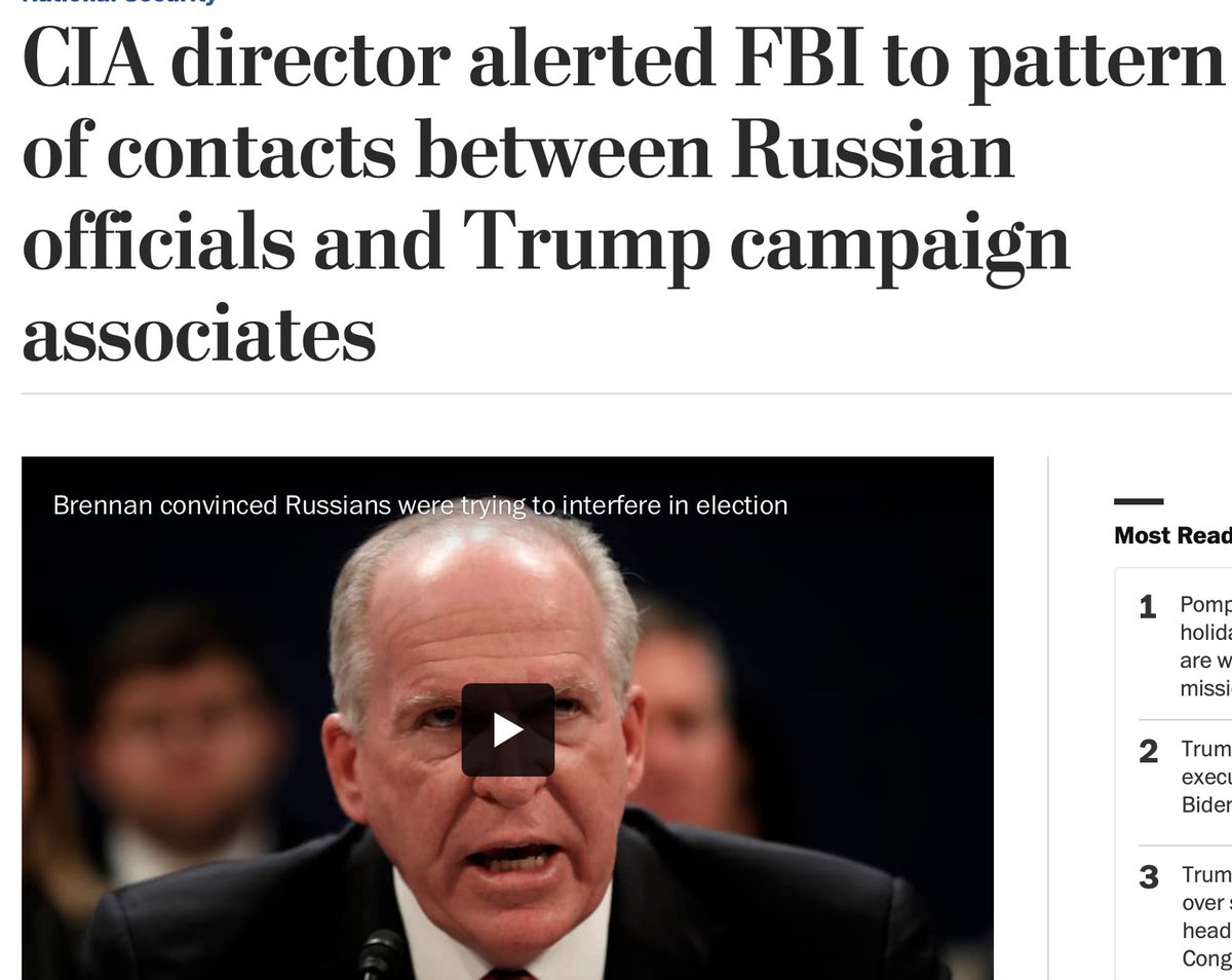 Halper gave the false story about  @GenFlynnand I to Brennan, who stated that "Russian agencies routinely seek to gather compromising information, to coerce treason from U.S. officials who "do not even realize they are on that path until it gets too late" in reference to Flynn.