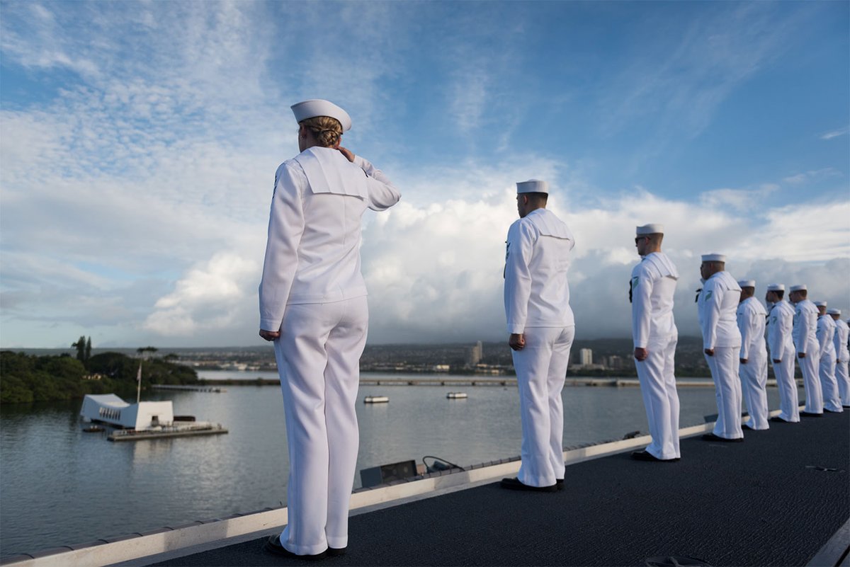#OTD in 1941 at 8 a.m. Pearl Harbor was attacked by the Imperial Japanese -- formally launching the U.S. into World War II the following day. Today marks the 79th anniversary of the attack on Pearl Harbor. #PearlHarborRemembranceDay