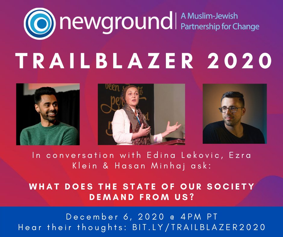 There are a lot of pressing questions on our minds these days about the state of our society and our ability to interact with one another.

This Sunday, tune in to watch our 2020 trailblazers tackle a few of these questions. #constructivediscomfort

BIT.LY/TRAILBLAZER2020
