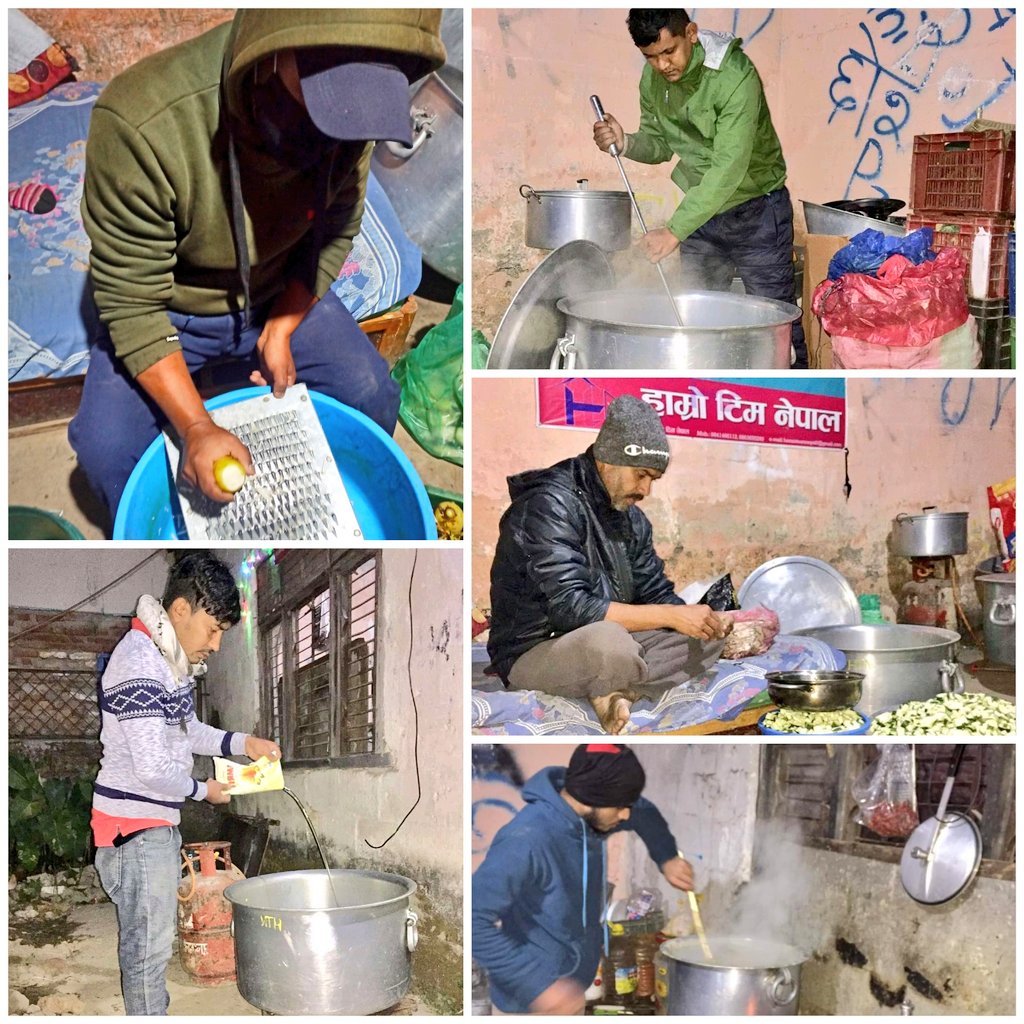 HamroteamNepal's tweet photo. निशुल्क खानाको तयारी 2077/08/20
#हुनेले_दिने_नहुनेले_लिने
#freefoodprogram
#hamroteamnepal 
#भोकमुक्त_नाङ्गोमुक्त_भेदभाव_राष्ट्र_निर्माण https://t.co/OMEmuLTPJE