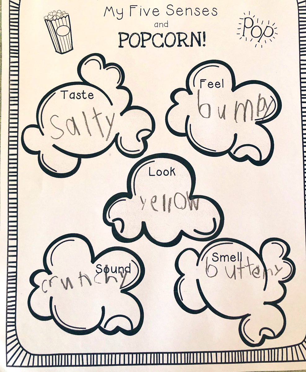 Exploring our five senses! 🍿