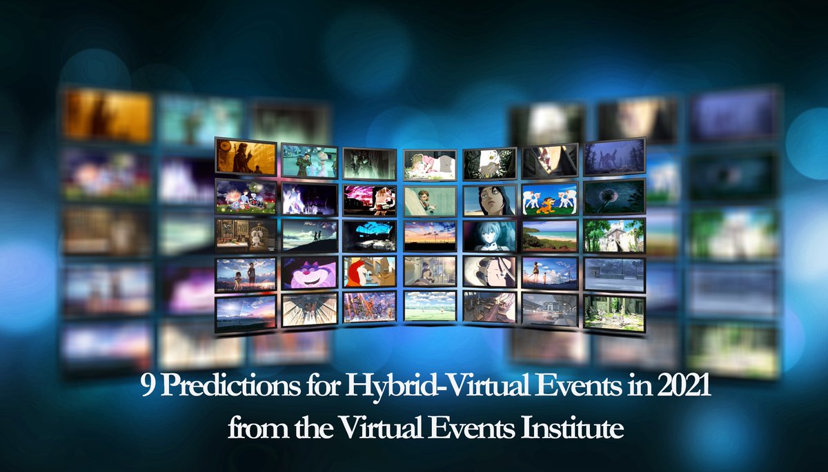 EventNation4u's tweet photo. As we prepare to say goodbye to 2020, (and I'm sure we're all ready for that!) here are insightful predictions from the Virtual Events Institute about the future of hybrid events in 2021 and beyond..https://t.co/5BRgLzd7cM https://t.co/0zDCuTsJTJ