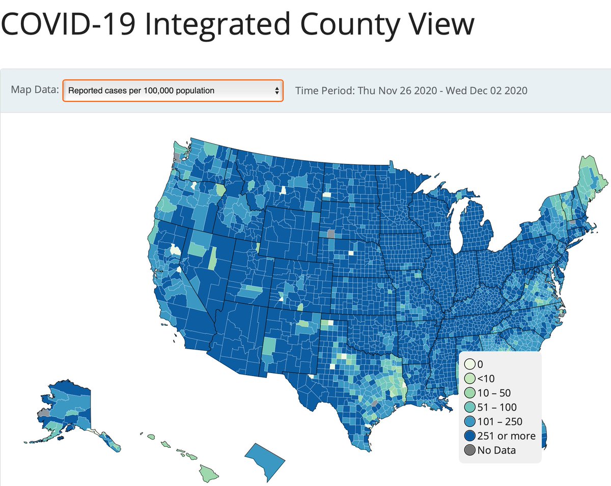 We must share info on how hard it’s raining Covid in every county, every week. Empowers people to know their risk and community leaders to take steps to lower risk by nuanced closures - or circuit-breaker stay-at-home times. CDC has ever-improving data.  https://bit.ly/36JmvCZ  4/