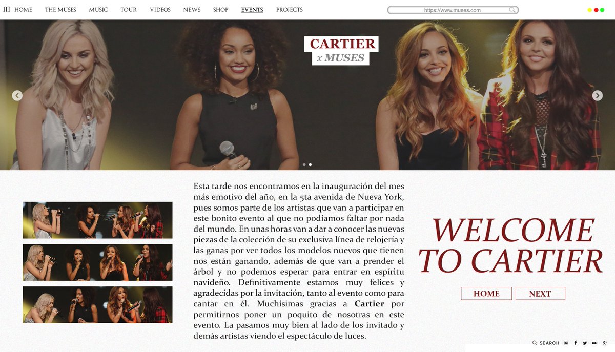 OLDMVSES's tweet photo. El día de hoy viajamos hasta la ciudad de Nueva York para asistir a la inauguración de Cartier, en la que tuvimos el honor de cantar algunas de nuestras canciones. ¡Muchas gracias por brindarnos un espacio! Lo disfrutamos mucho. #CARTIER_NYC #CARTIER_CHRISTMAS xx the muses xx https://t.co/4KXmb6ZVFe