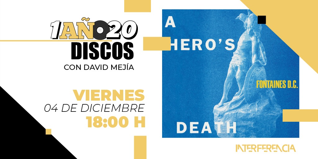 Podrás escuchar en #UnAño20discos a  <a href="/fontainesdublin/">Fontaines D.C.</a>. Banda irlandesa que ha demostrado en poco tiempo su capacidad de reinvención a través de texturas con claroscuros y letras reflexivas.   
Comparte <a href="/eldavid_mx/">DAVID</a>, a las 19:00 h
imer.mx/interferencia 
App Android <a href="/imerhoy/">IMER</a>