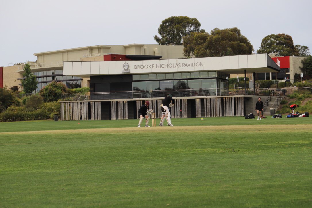 #yarrasport centre wicket training for our Firsts cricketers today - nice to be back on the Patterson Oval!  @sportagsv