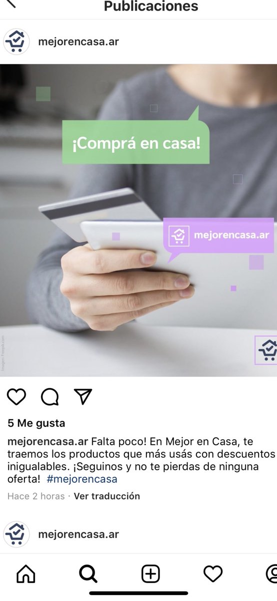 Mañana arranca un muy lindo proyecto . Mejorencasa.ar como en el shopping, como en el súper pero en tu casa! 9am x telefe