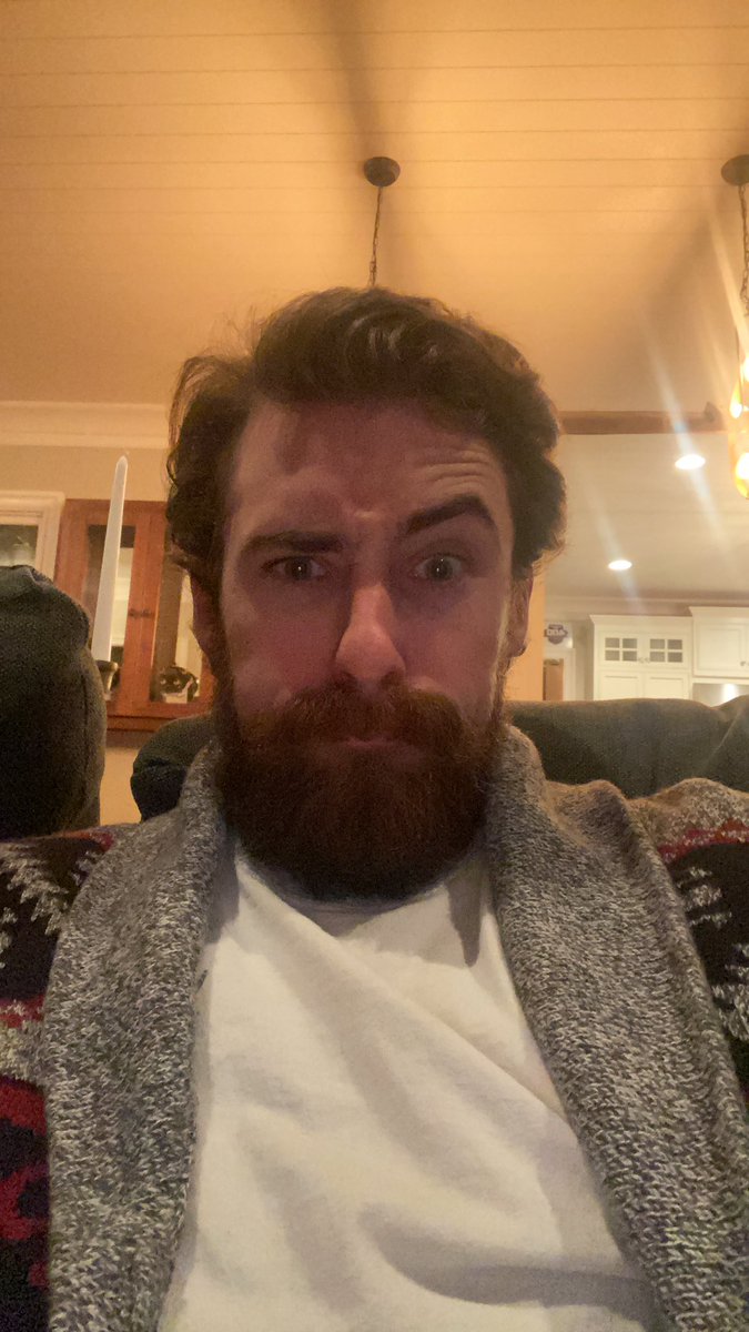 Blaney's tweet photo. I can confirm I am not Snowballin. Rockin handlebar my friend/Champ. https://t.co/Or9JSfULYw