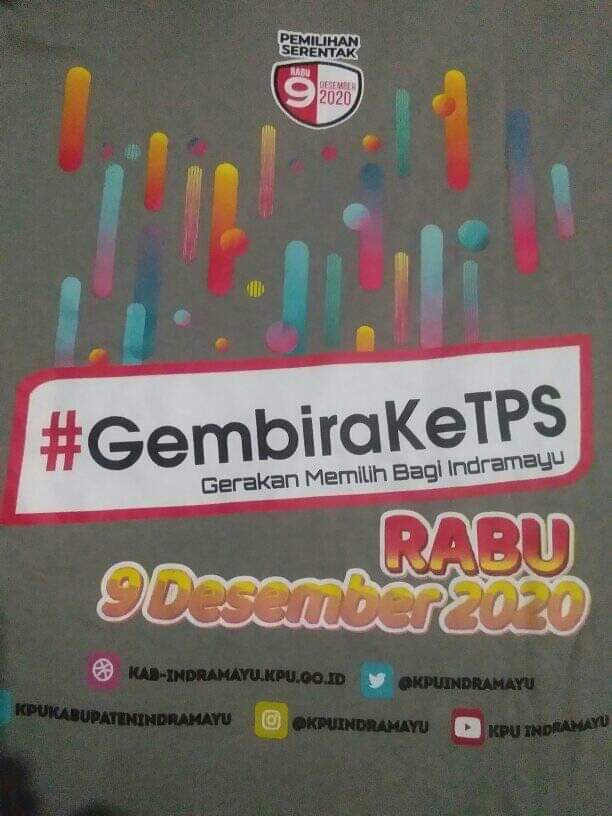 Ingat 9 Desember 2020, untuk Indramayu Bermartabat, pilih Nina Lucky nomer empat, memimpin dengan hati