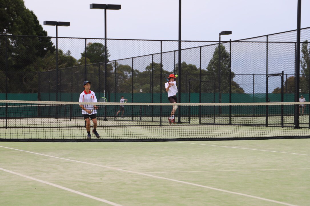 #yarrasport @sportagsv tennis vs. <a href="/ivanhoegrammar/">Ivanhoe Grammar</a> today for our Firsts Boys Squad... Firsts Coach Peter Yaacoub reports ‘a little rusty but the boys are looking good’