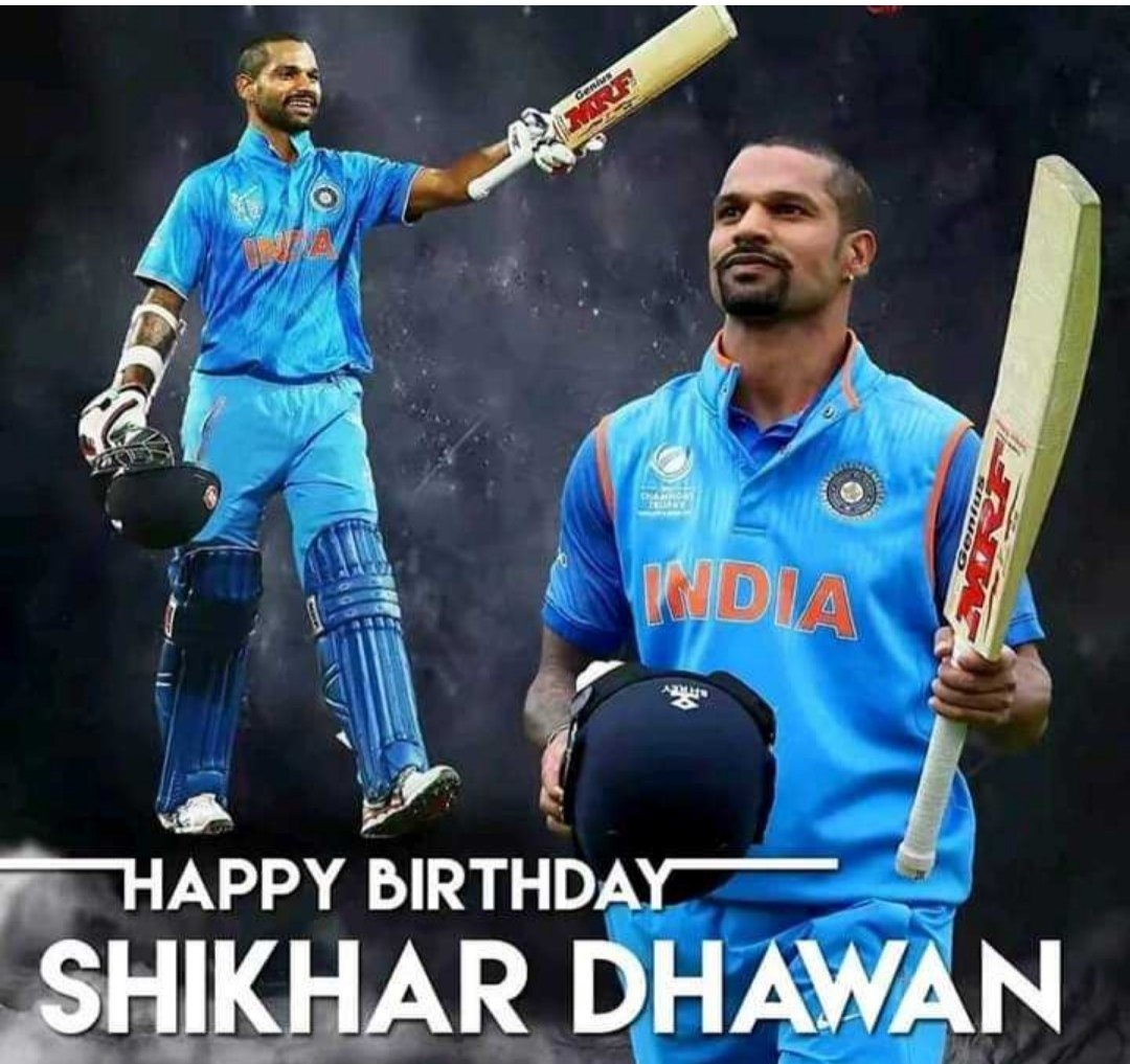 Happy Birthday Shikhar Dhawan    