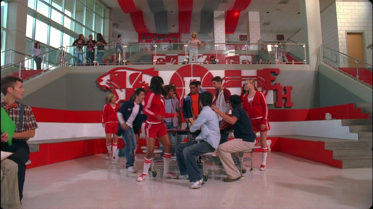 both movies have cliques // stick to the status quo, am I right?