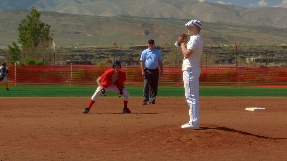 both movies have an iconic baseball scene