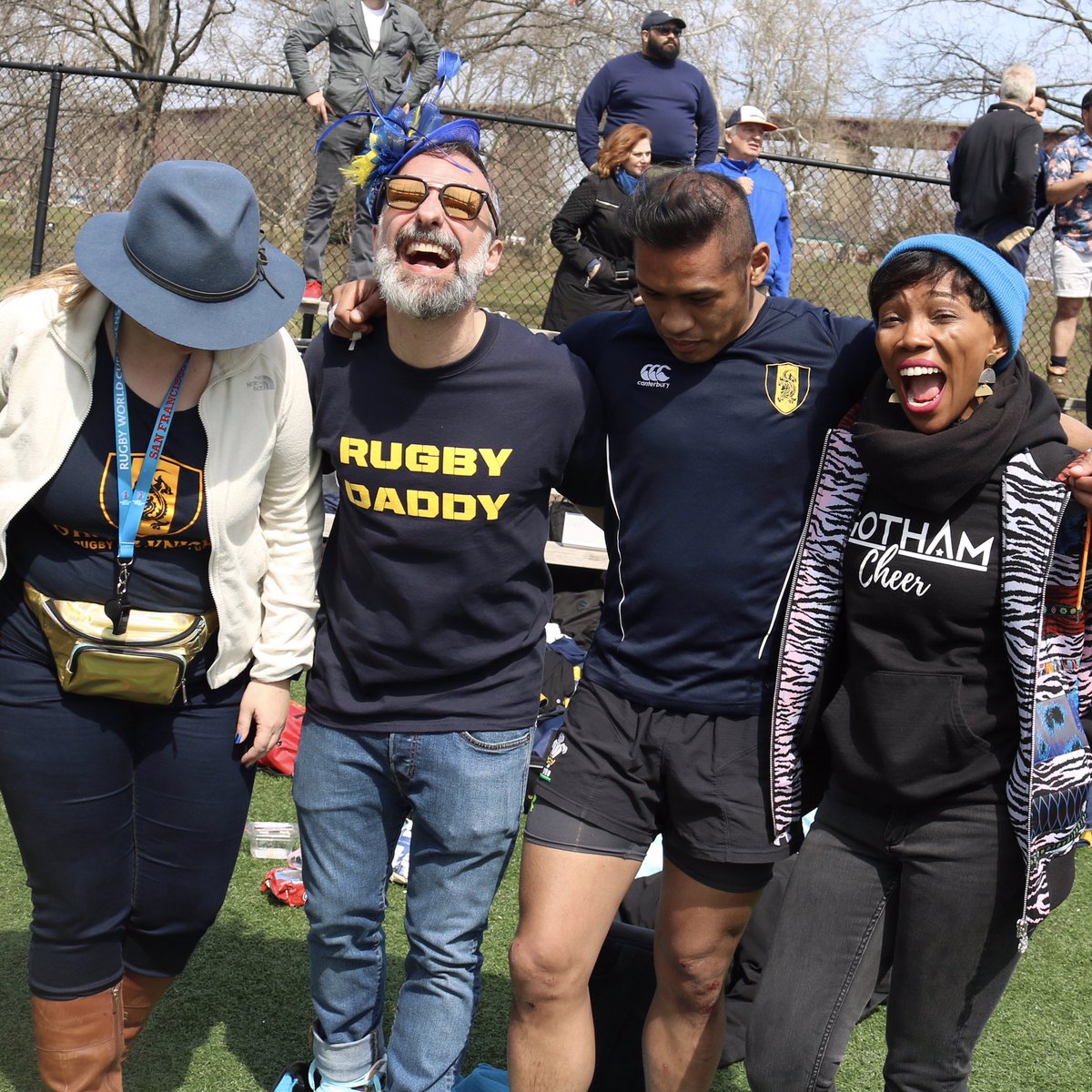 GothamCheer's tweet photo. On #𝐅𝐥𝐚𝐬𝐡𝐛𝐚𝐜𝐤𝐅𝐫𝐢𝐝𝐚𝐲 we are missing our fellow athletes at #GothamKnights #rugby! We can’t wait for everything to be safe again, like this 2019 rugby highlight album...Because, we are wishing tomorrow "Saturday is a Rugby Day!" 🏉🏳️‍🌈📣⁣ #gayrugby #cheerleaders #nyc https://t.co/LWeIJmgtJC