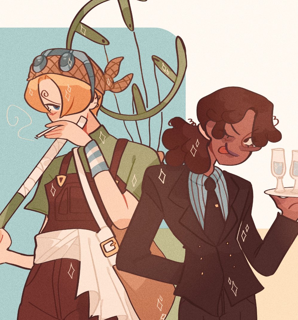 peqchesss's tweet image. I don't think imma finish the rest of the swaps bc I'm lazy so here's these 2 #OnePiece