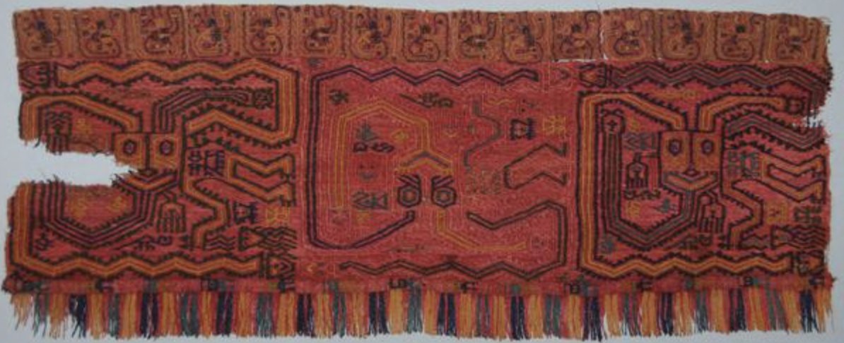 24. Paracas TextileBecause Andean civilizations prized textile craftsmanship over stone and metal, relatively few artifacts survived