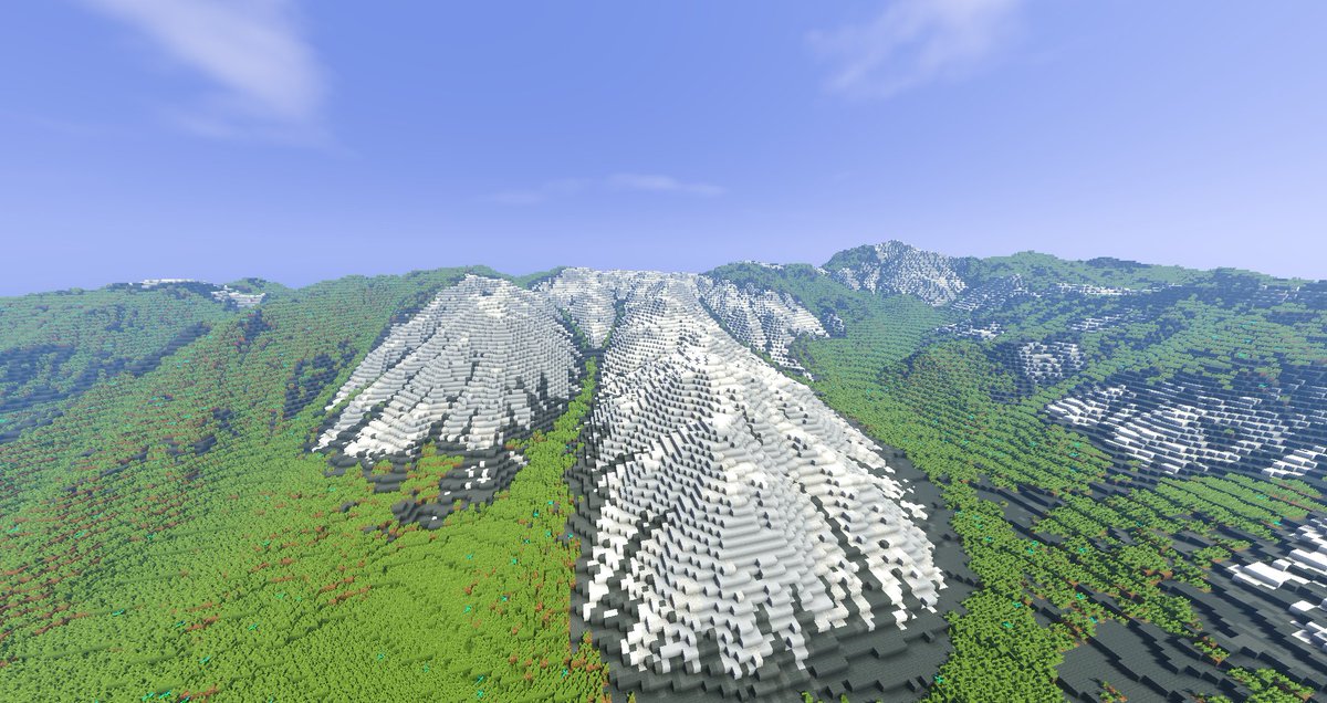 GeooIP's tweet image. So I got bored and decided to practice on some WM and WP it was pretty funny to do recommend trying it! #Minecraft #Terraforming #WorldMachine #WorldPainter