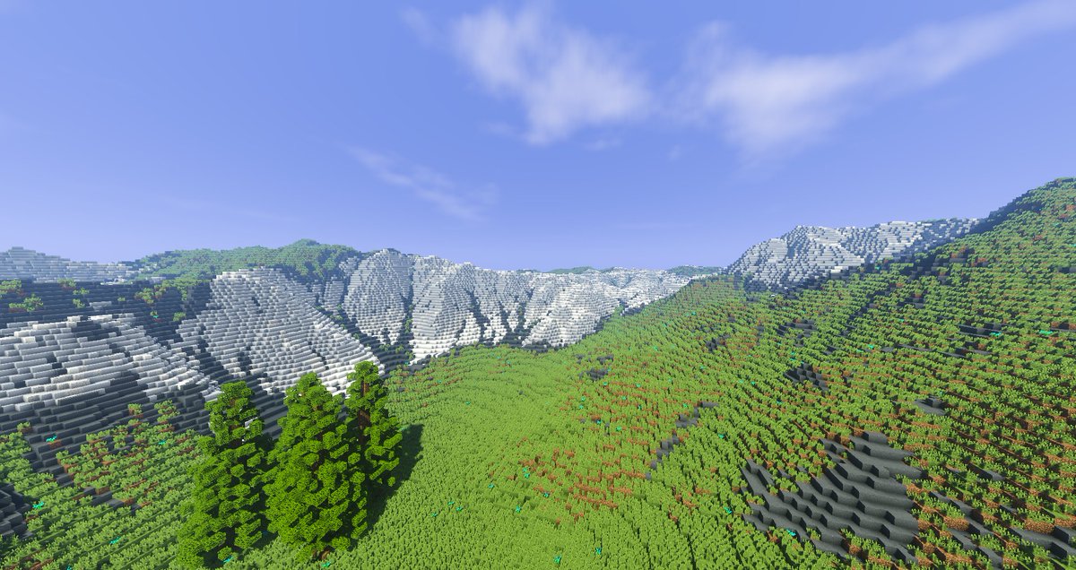 GeooIP's tweet image. So I got bored and decided to practice on some WM and WP it was pretty funny to do recommend trying it! #Minecraft #Terraforming #WorldMachine #WorldPainter
