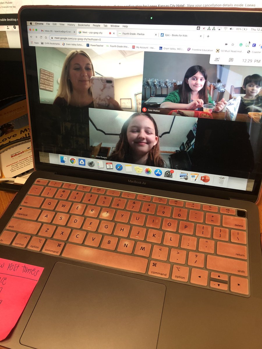 I love when students turn in their dojo points to spend more time with me and a friend virtually! #virtuallunchdates #dojo #gv2