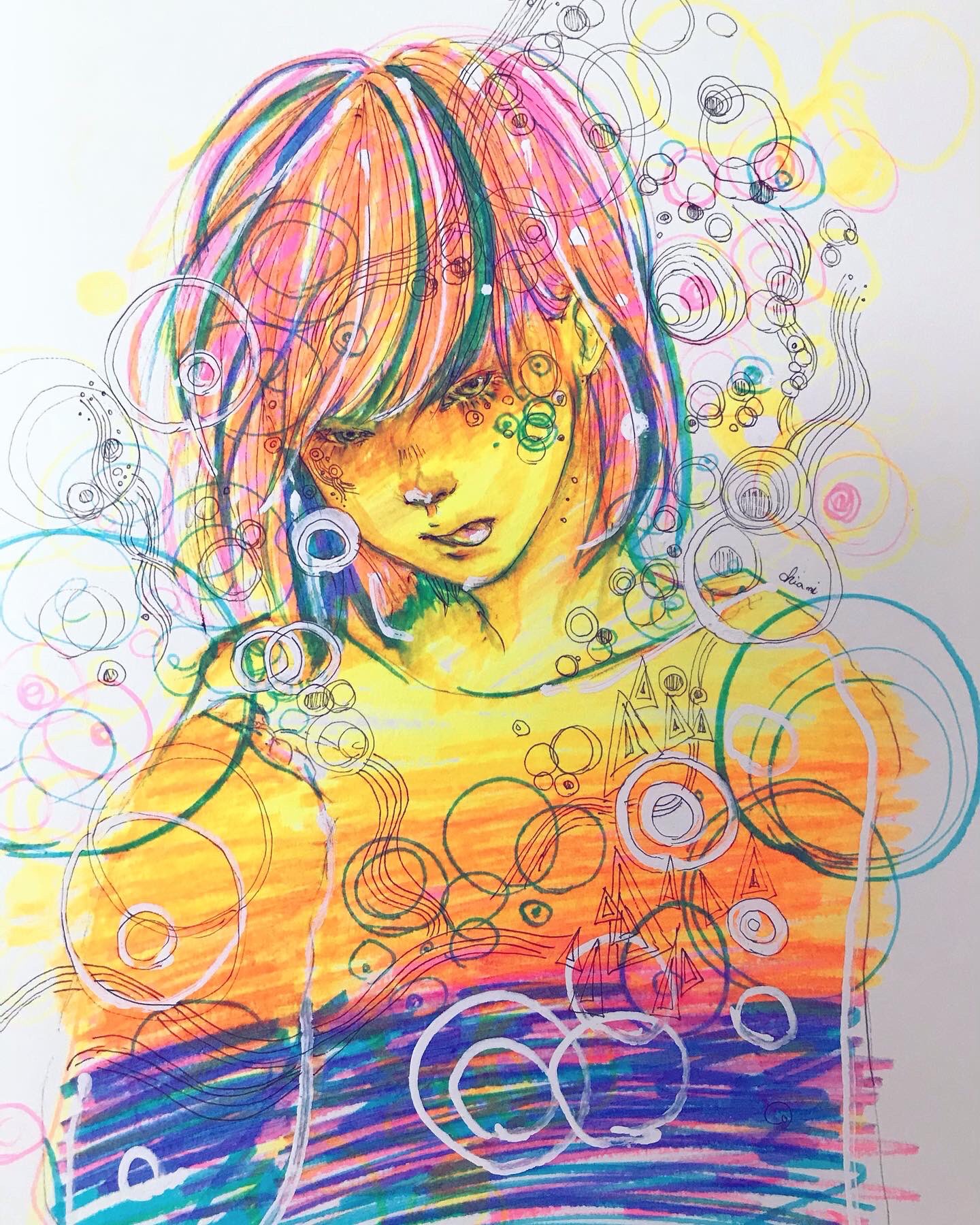 世界的に chiami__あおさ on X:  絵画