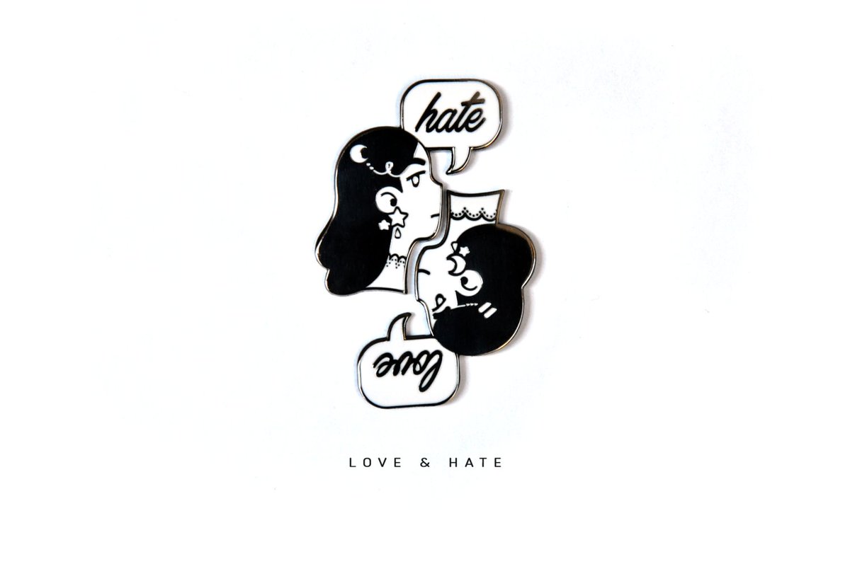 Pins (2/3):1. Love & Hate pin set by  @Aluhnim ( https://chanchauart.com/shop/pocket-familiar-pin-wkay6-ax9z2-gc3np)2. Chili Guy by  @AleeshaNandhra ( https://www.etsy.com/listing/790214582/chilli-guy-soft-enamel-pin?ref=shop_home_active_3)3. Ginkgo Leaves by  @samanthamashart ( https://www.etsy.com/listing/916779595/ginkgo-leaves-125-pin?ref=shop_home_active_1&crt=1)
