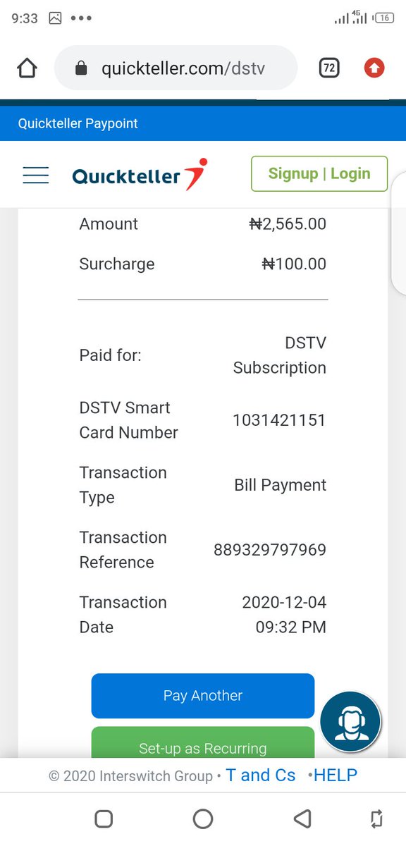 AjoseDare's tweet photo. @DStvNg good day, pls I made payment on dstv smart card 1031421151 with the sum of  2565 and its yet to come up https://t.co/JX78ajFR68