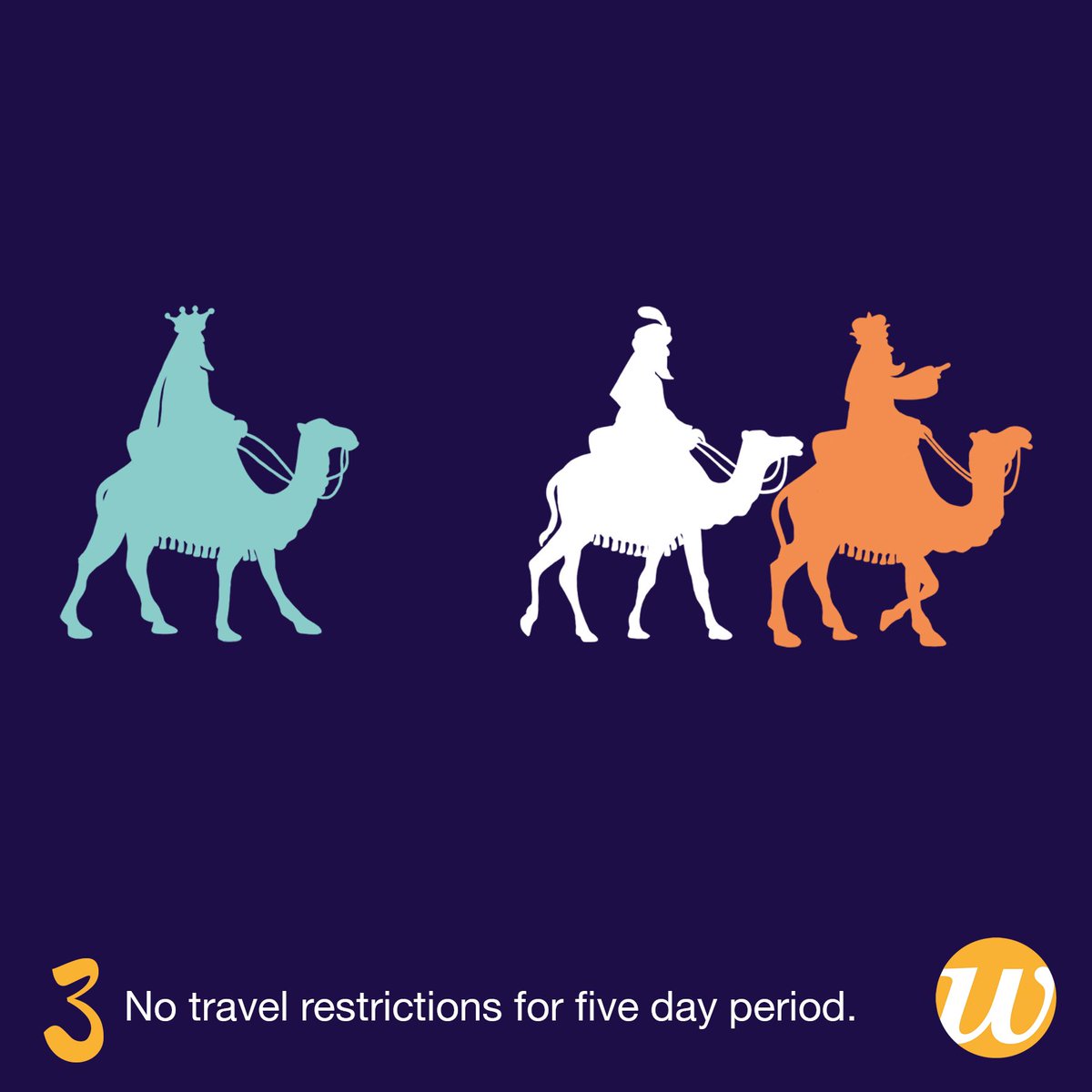 Amyibeeson's tweet photo. #UkCovidChristmas2020 Rule 3. No travel restrictions for five day period. 23-27 Dec
#wordsbycommunications @amyibeeson @divyaani #womencreatives #campaign #marketing #christmas #covid2020 
#infographic #supportbubble #threekings #threewisemen #temporarybubble #travelrestrictions https://t.co/XYZ1lMNRp7