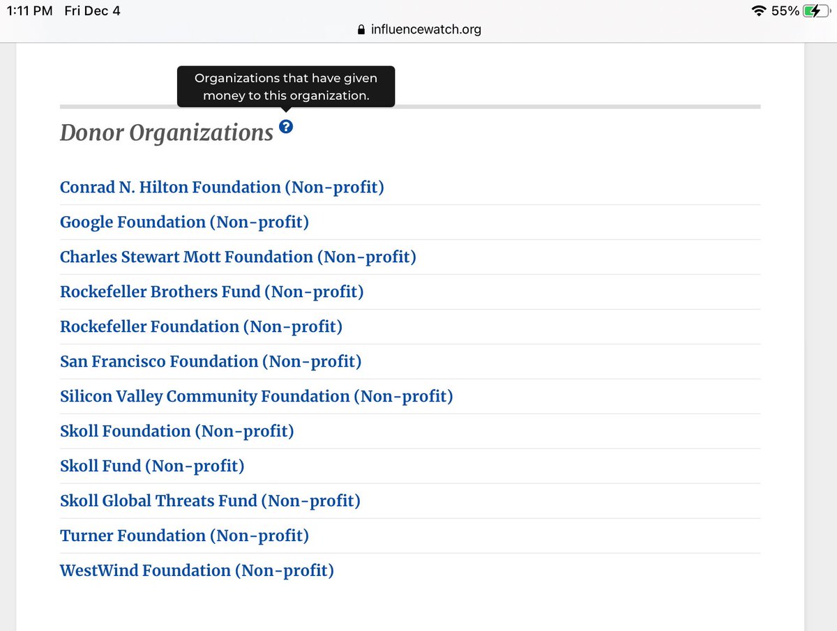 These other foundations contribute to the UN Foundation...