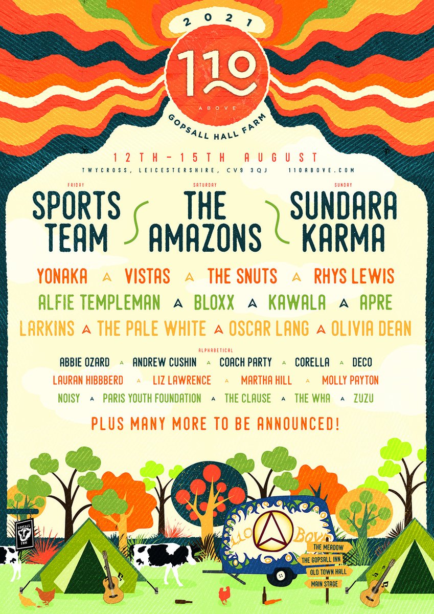 110Above's tweet image. 2 0 2 1  L I N E U P 
A  N N O U N C E M E N T 💥

RT, LIKE &amp;amp; TAG A FRIEND for a chance to win TWO WEEKEND TICKETS &amp;amp; POSH TOILET UPGRADES or £200 TO SPEND DURING 110 2021 if you have a ticket before the draw (14/12/20)

GOOD LUCK and MERRY XMAS! ❤️

🎫 - 110Above.com/tickets