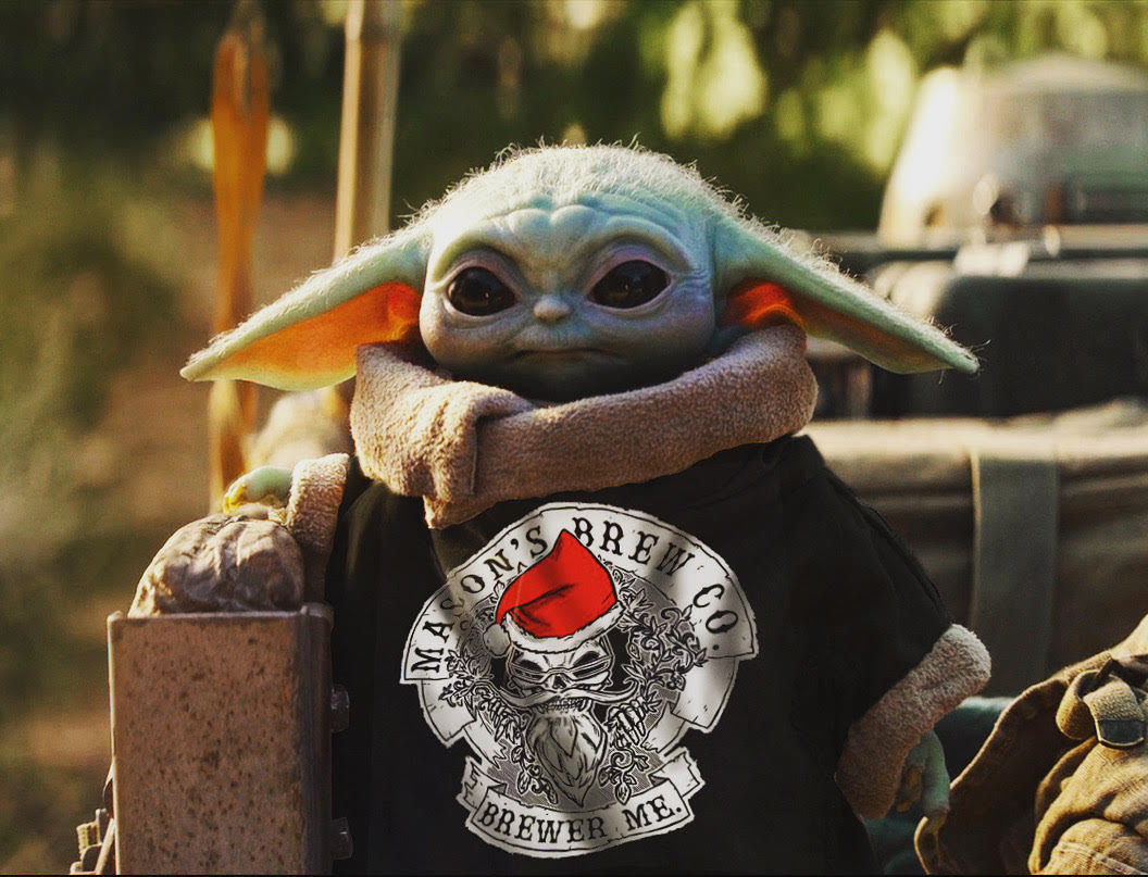THIS IS THE WAY. Our holiday shirt, designed by our friend <a href="/BISHART/">BEN BISHOP - BISHART.NET</a>, is the perfect way to keep intergalactic bounty hunters warm this winter.

Swing by our brewery to pick yours up today! 

#babyyoda #thisistheway #holidays #supportlocal #drinklocal #mainecraftbeer #mainebeer
