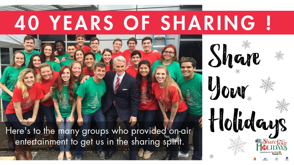 HoustonFoodBank's tweet photo. 🥫 40 Years of Sharing 📦
From choirs to musicians - we've enjoyed all the festive entertainment keeping us in the spirit of sharing. #abc13syh @abc13houston https://t.co/Dn7NzN4KGE