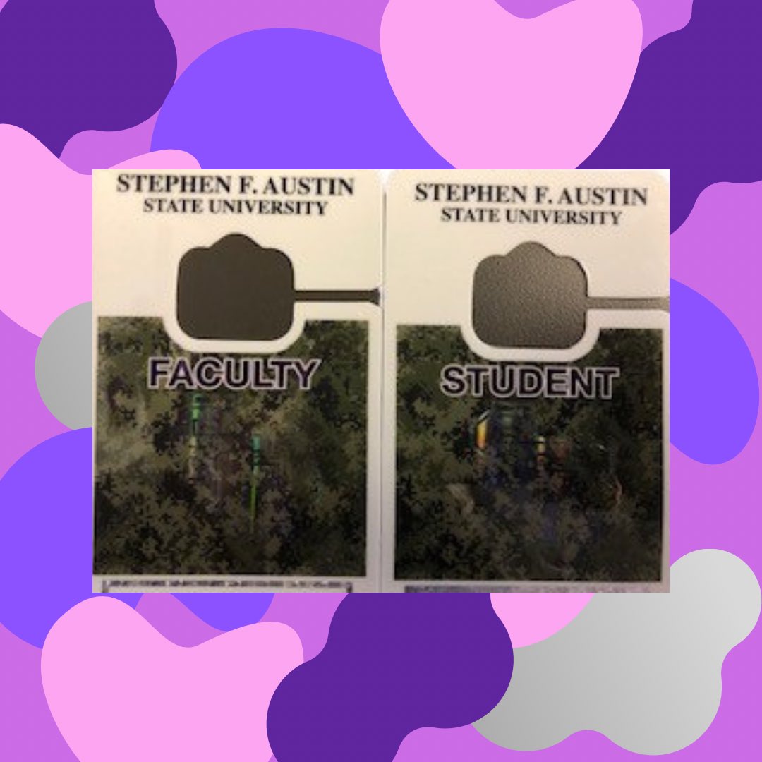 Introducing SFASU new Veteran parking pass! In honor of our past and present Veterans we recognize your dedication and sacrifice. Contact parking and traffic to purchase yours today!

#sfasu #sfa #axemjacks