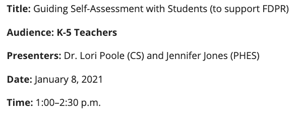 smithno2's tweet photo. Upcoming #VPL2Go - Guiding Self-Assessment with Students - Learn several practical ways to provide students with authentic and actionable feedback. Tips for using Glow and Grow documents will be shared.  More info will be shared before winter break! @levelupliteracy https://t.co/xUlQifaXeJ