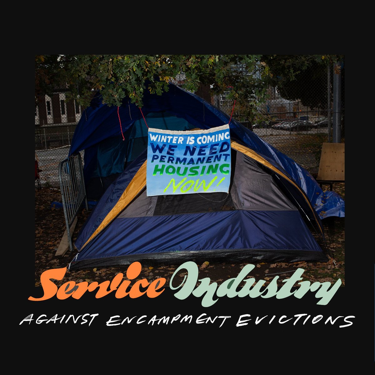 TeddeRae's tweet photo. I stand with the TO hospitality community in supporting our unhoused neighbours. Statement here: https://t.co/w8d3xLMViz @JohnTory @m_layton @ESN_TO #NoEncampmentEvictions https://t.co/QNNqHSiP0F