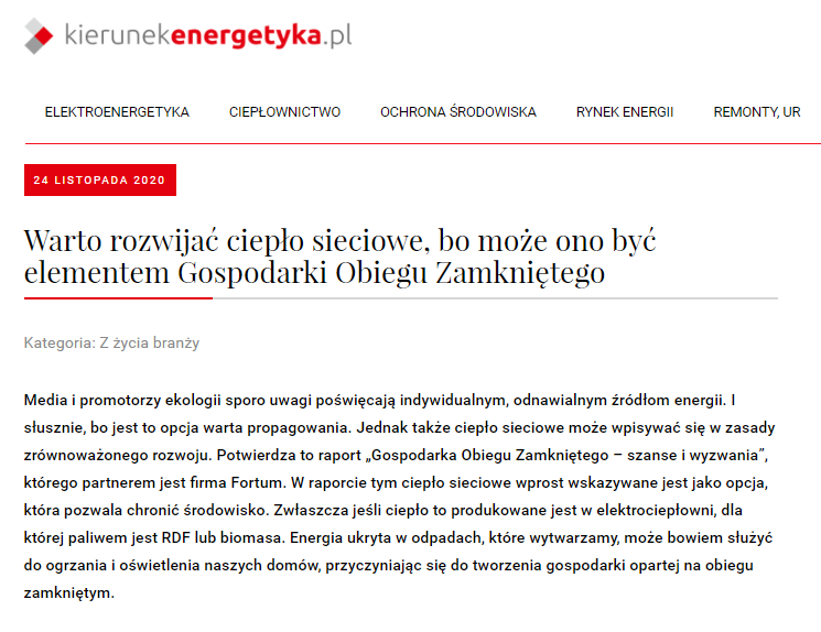 LBRelations's tweet photo. Odnawialne źródła energii to opcja warta propagowania. Również ciepło sieciowe może wpisywać się w zasady zrównoważonego rozwoju. Potwierdza to raport „Gospodarka Obiegu Zamkniętego – szanse i wyzwania”, którego partnerem jest nasz klient @FortumPolska. https://t.co/w9rF21gSPk https://t.co/qyegDl9tnw