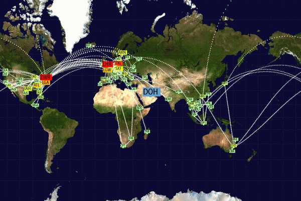 New destination on my #JetLovers flight map: DOH (Doha, Qatar) old.jetlovers.com/globe/7670/