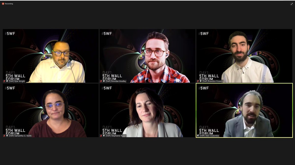 Fifth Wall Forum ( #5WF) is a free, 2-day event to help get theater & storytelling folks connected with XR technologists.Had 300 applicants.Team includes:  @ShubertOrg's Kyle Wright @brendanAbradley  @bpowtweets  @samanthagwolfe  @immersiveriggs  @iBrews  https://www.5thwallforum.com/&nbsp;