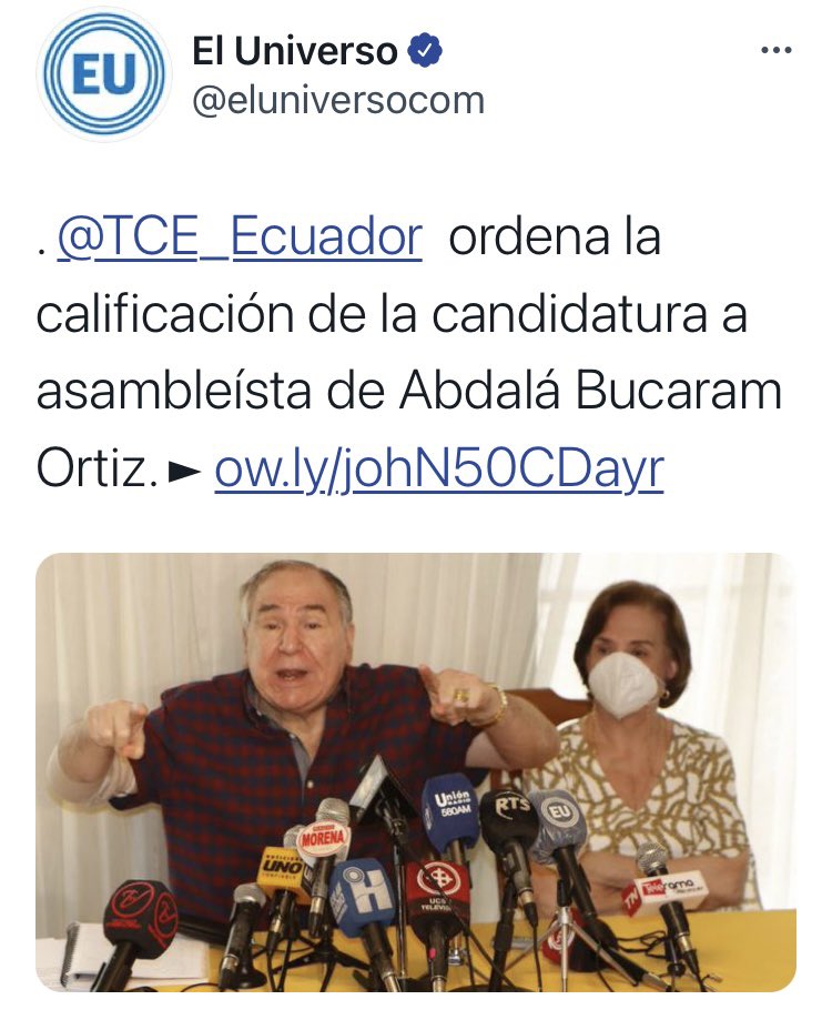 Ya no sé quién es peor si los candidatos delincuentes o las autoridades ⁦<a href="/TCE_Ecuador/">TCE Ecuador</a>⁩ ⁦<a href="/cnegobec/">cnegobec</a>⁩ Esto es una afrenta a la moral pública. Váyanse a la quinta alcantarilla.