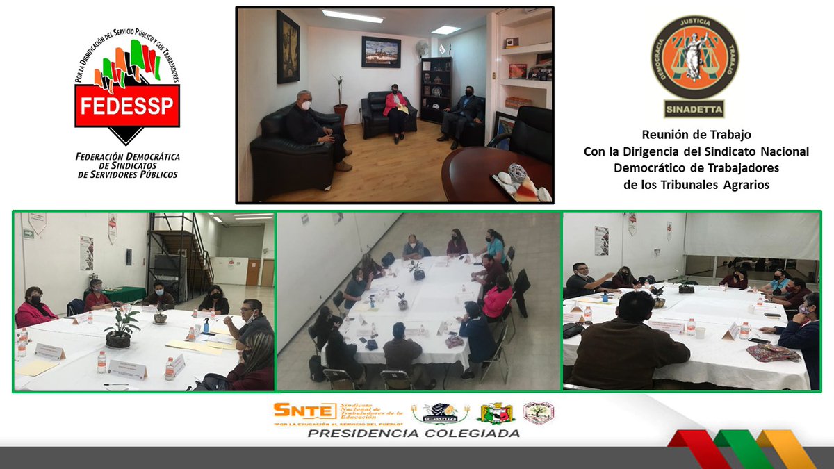 El Presidente Colegiado Mtro. José Manuel González Rentería y el Lic. 
<a href="/le_fuentesr/">Luis KiKe Fuentes</a>
 Srio. Gral. de 
@SFedessp
  en la construcción de estrategias ante la persistencia del incumplimiento de las Condiciones Generales de Trabajo. 
#COVID19
#BuenFin
#Diciembre