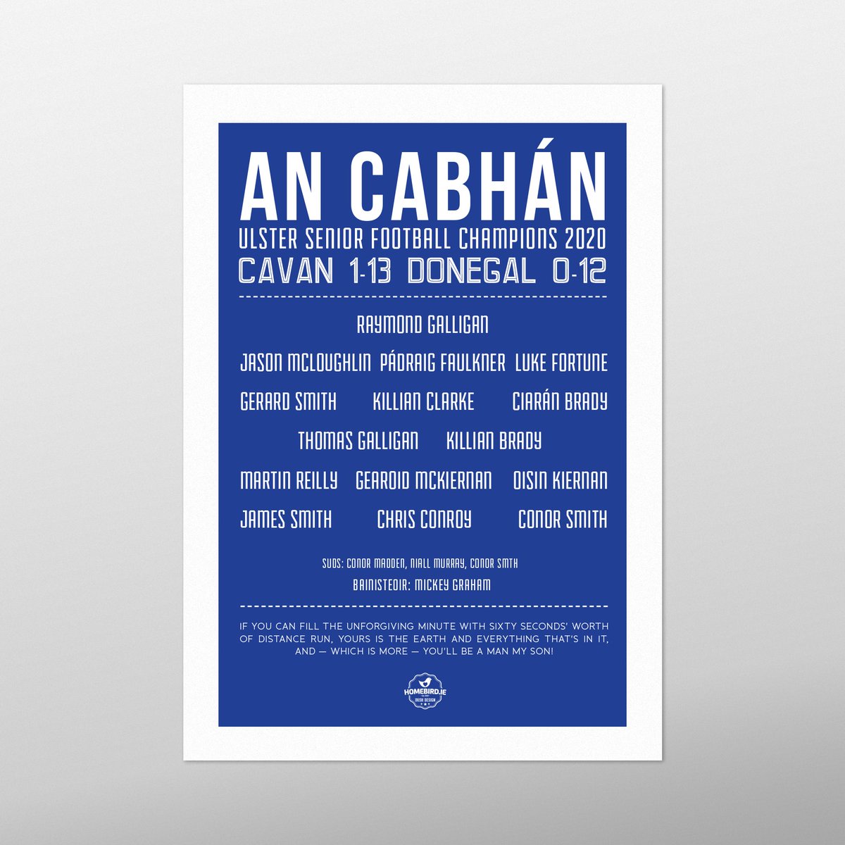 All set for tomorrow <a href="/CavanCoBoardGaa/">Official Cavan GAA</a>? #HonCavan #CavanForSam #BuyIrish | homebird.ie