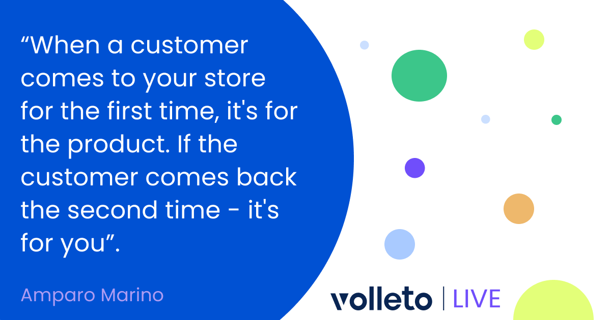 Volleto's tweet photo. In-person sales tip #016: “First impressions“ by Amparo Marino

#VOLLETO #retailtech #customerexperience #salesstrategy #ecommerce #retailinnovation https://t.co/JsHD5iJ0th
